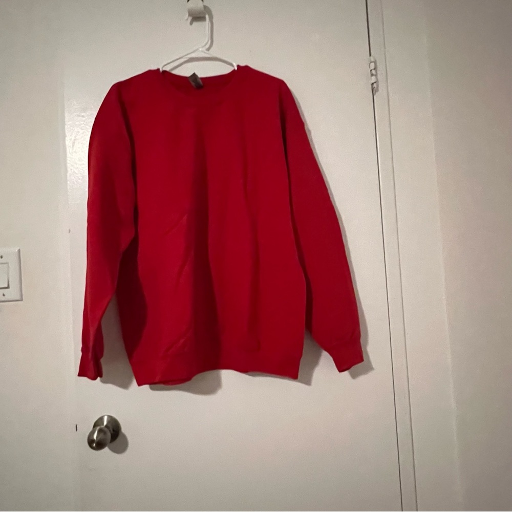 Classic Red Crewneck Sweater